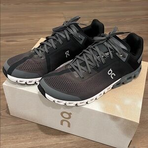 On Running Men's CLOUDFLOW Athletic Shoes - Black and Gray